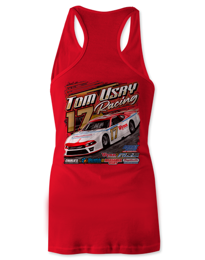 Tom Usry Racing - Kaden Honeycutt Tank Tops Black Acid Apparel