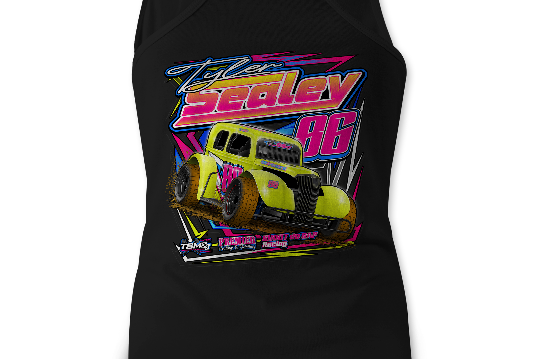 Tyler Sealey Tank Tops Black Acid Apparel