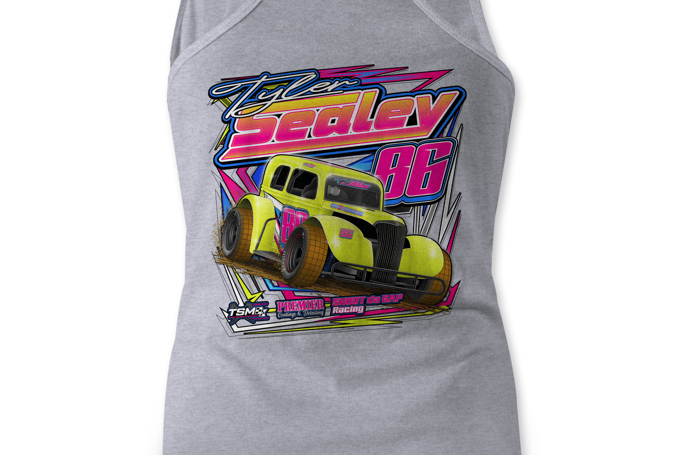 Tyler Sealey Tank Tops Black Acid Apparel