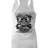 Visual FX Black and White Tank Tops Black Acid Apparel