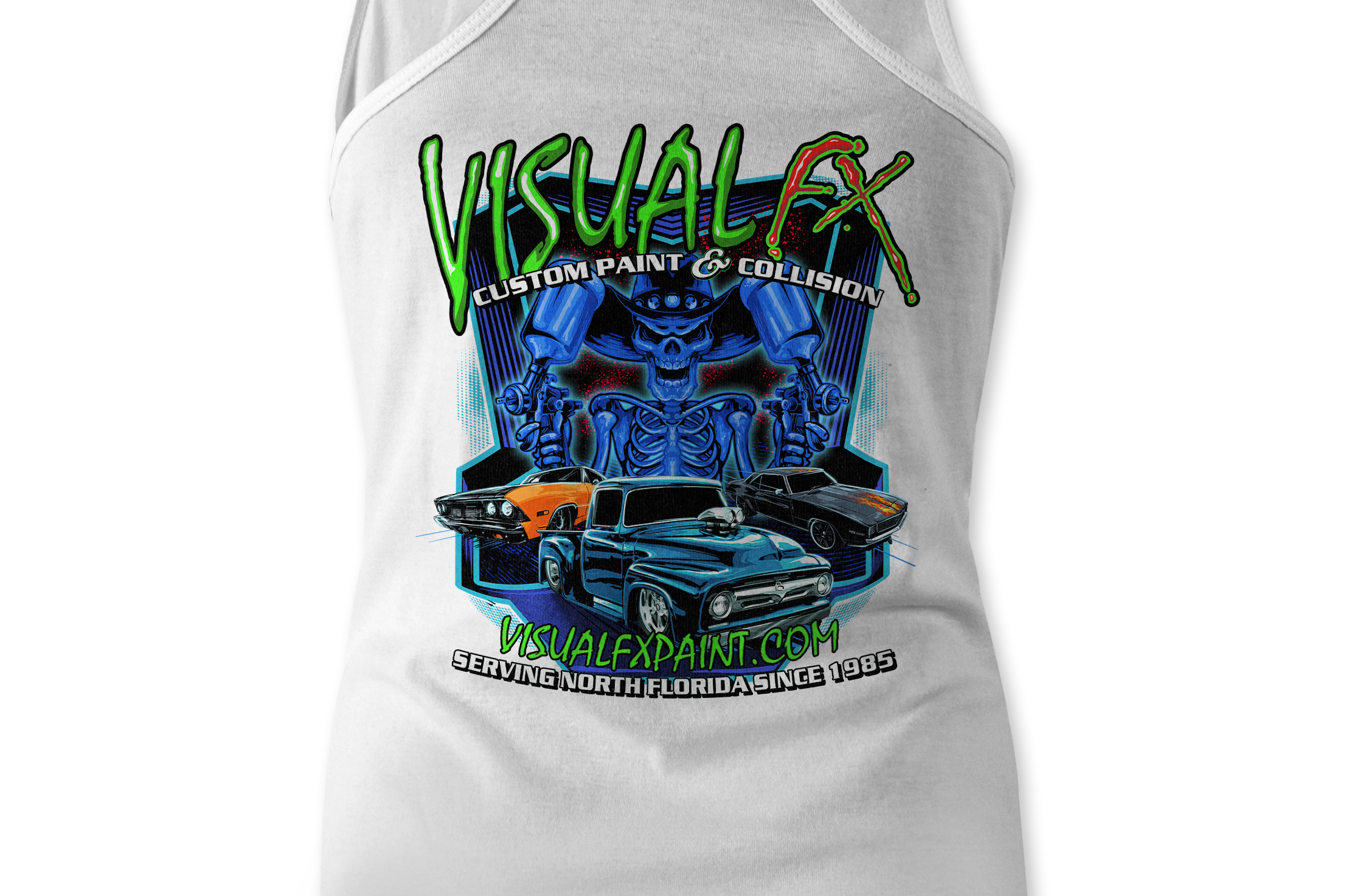 Visual FX Tank Tops Black Acid Apparel