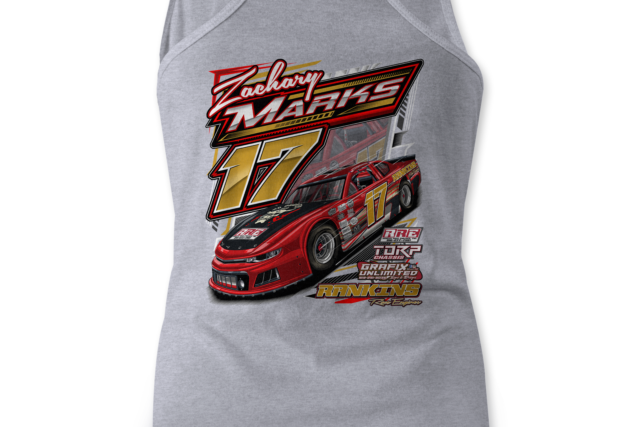 Zachary Marks Tank Tops Black Acid Apparel