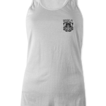 Visual FX Black and White Tank Tops Black Acid Apparel