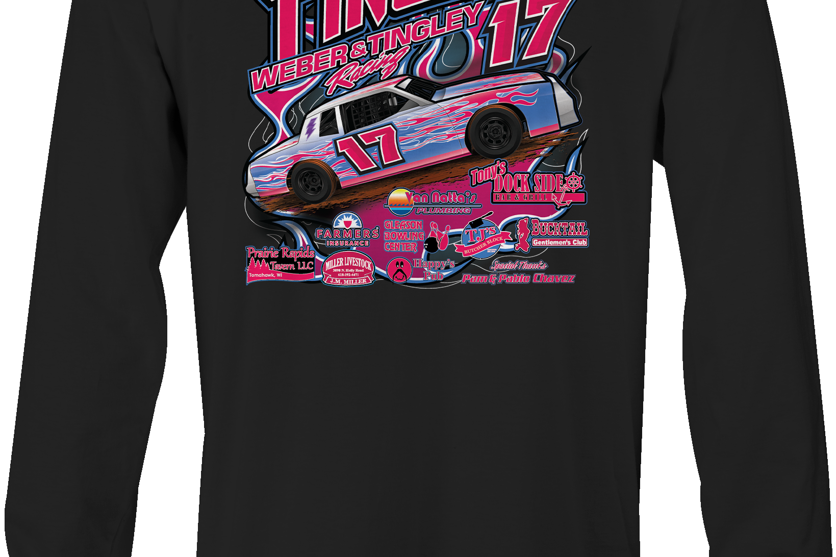 Weber & Tingley Racing Long Sleeves Black Acid Apparel