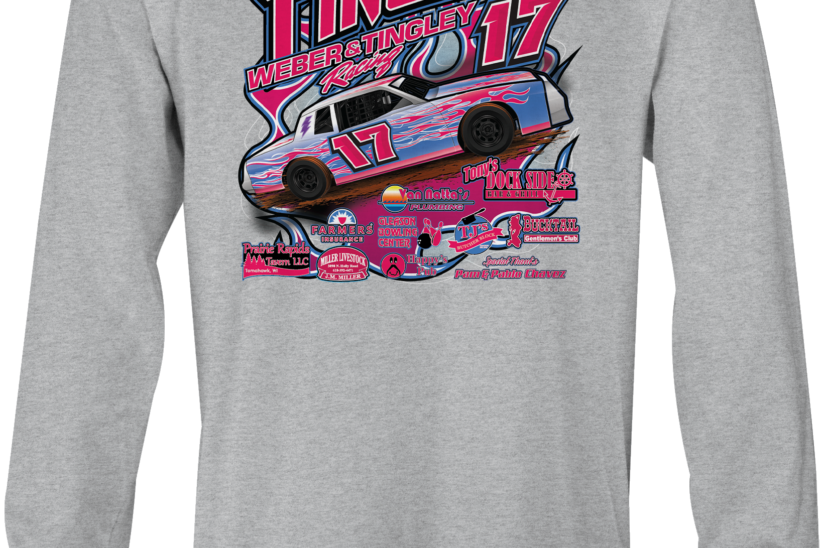 Weber & Tingley Racing Long Sleeves Black Acid Apparel