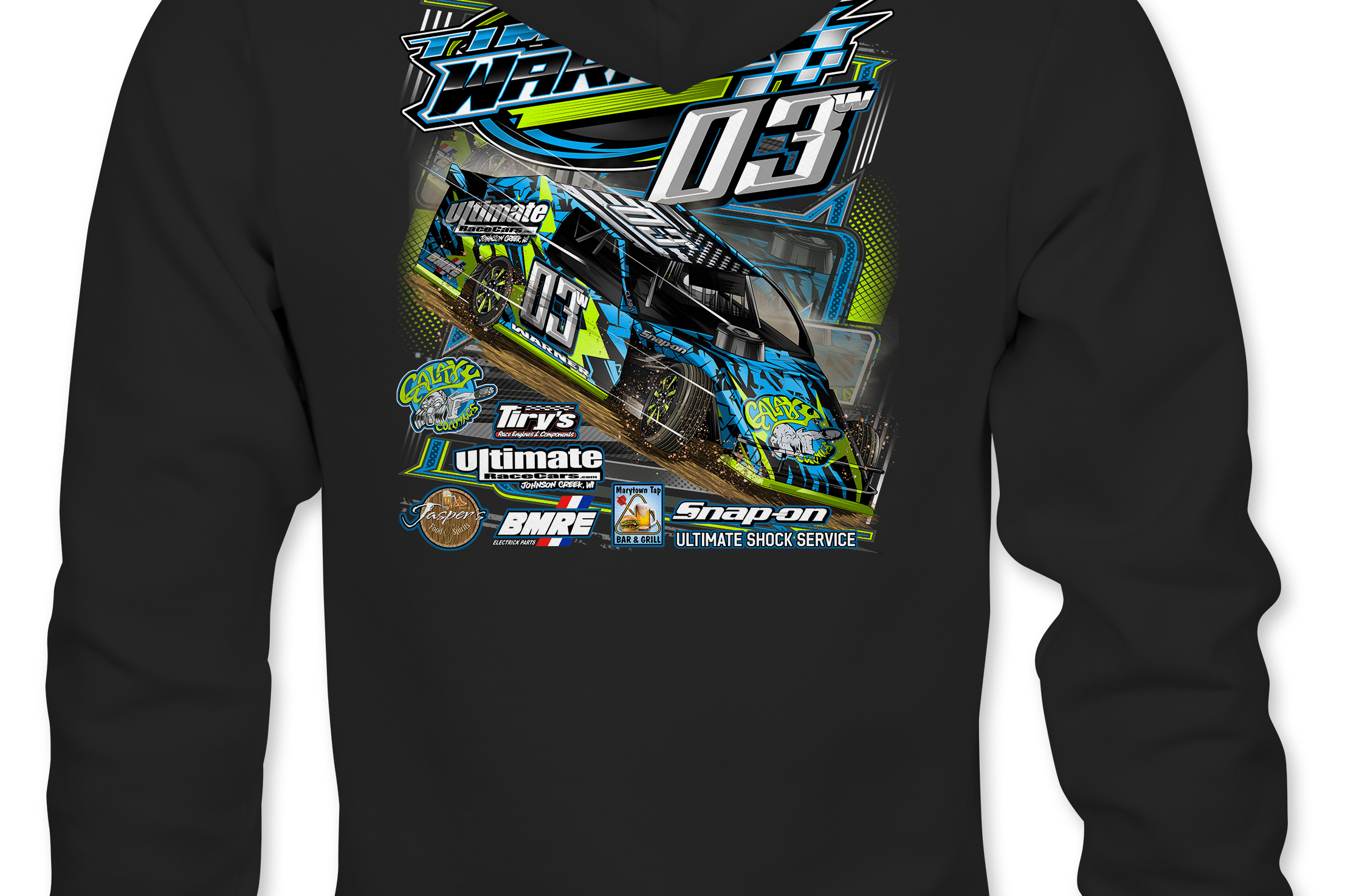 Tim Warner Hoodies - Black Acid Apparel
