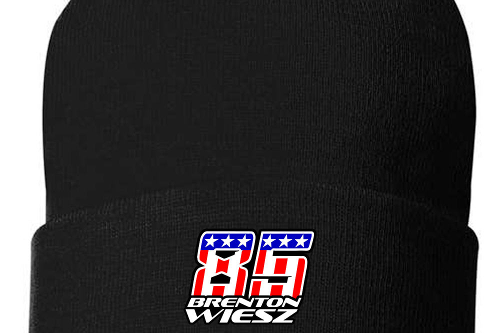 Wiesz Racing Beanies - Black Acid Apparel