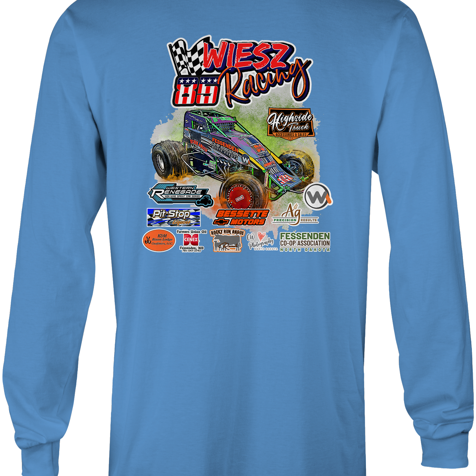 Wiesz Racing Long Sleeves - Black Acid Apparel