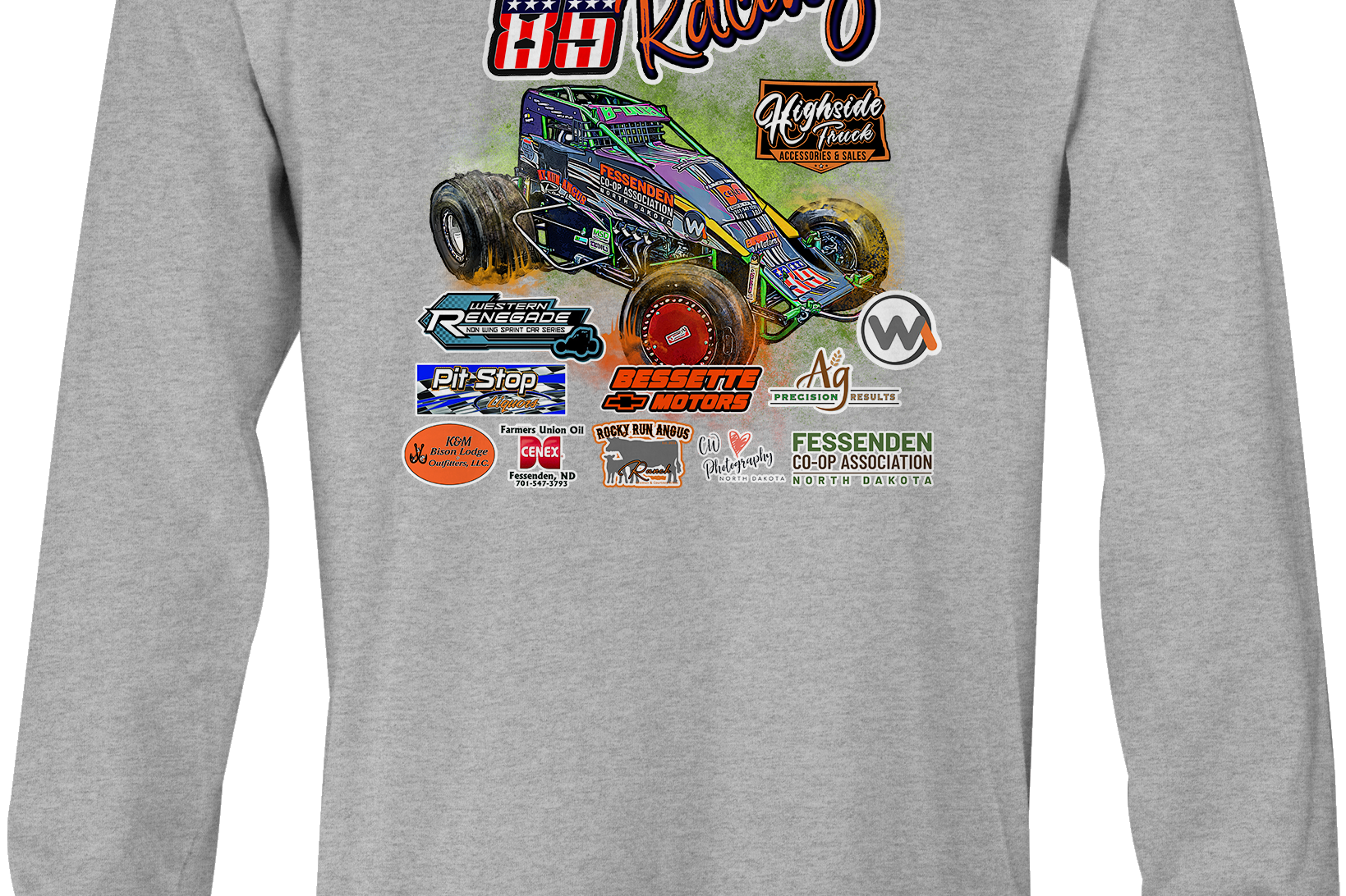 Wiesz Racing Long Sleeves - Black Acid Apparel