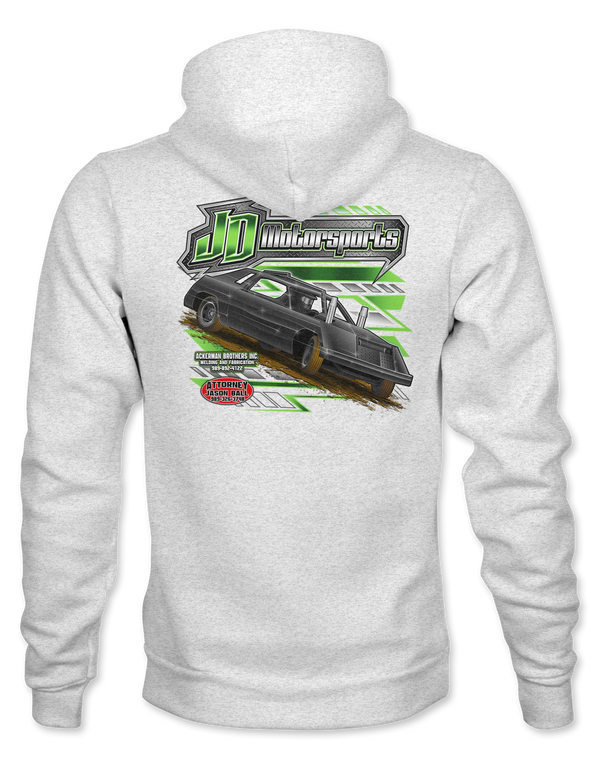 JD Motorsports Hoodies - Black Acid Apparel