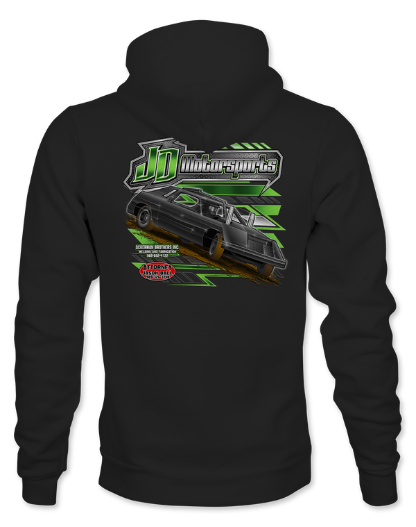 JD Motorsports Hoodies - Black Acid Apparel