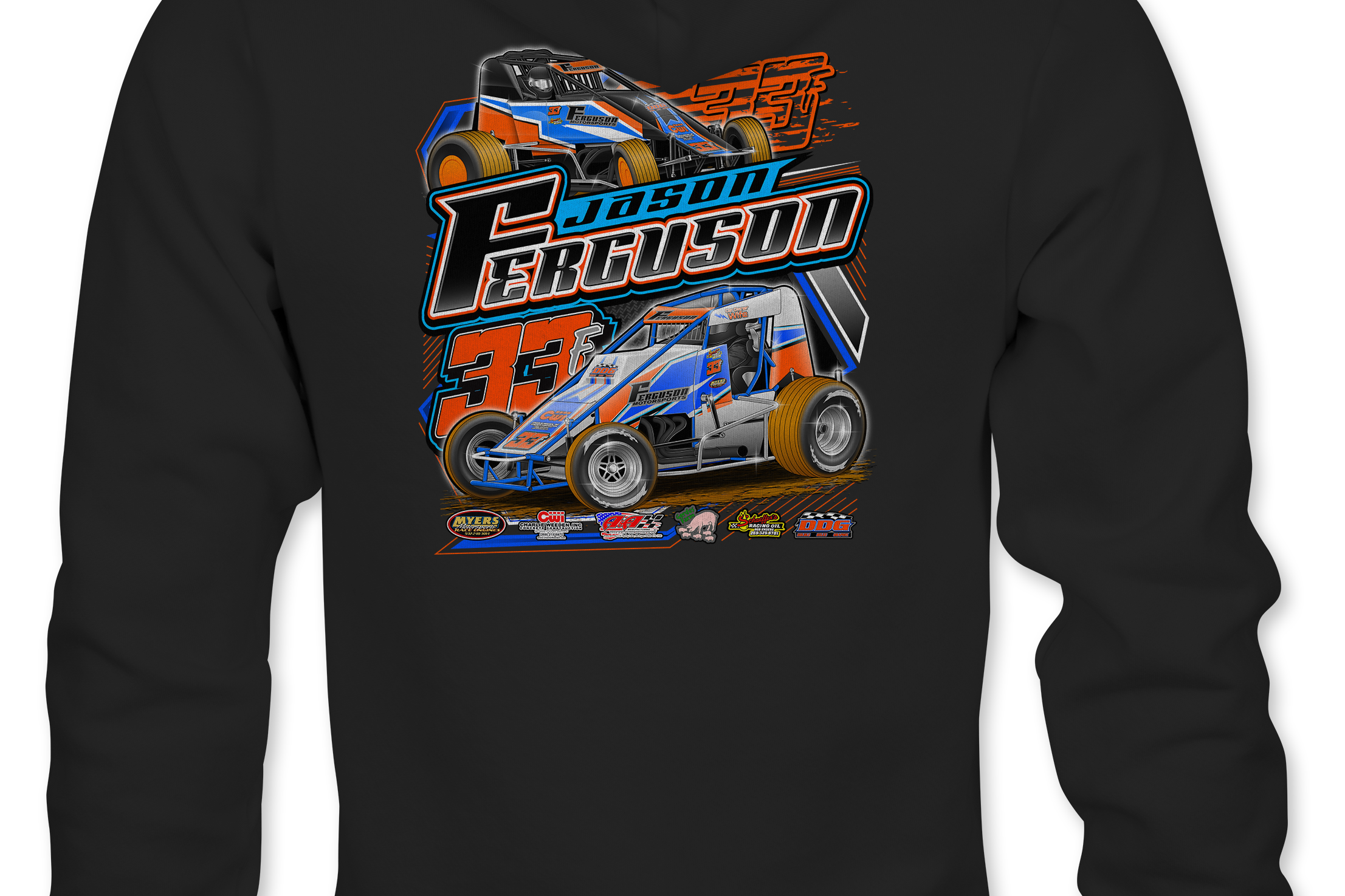 Jason Ferguson Hoodies Black Acid Apparel