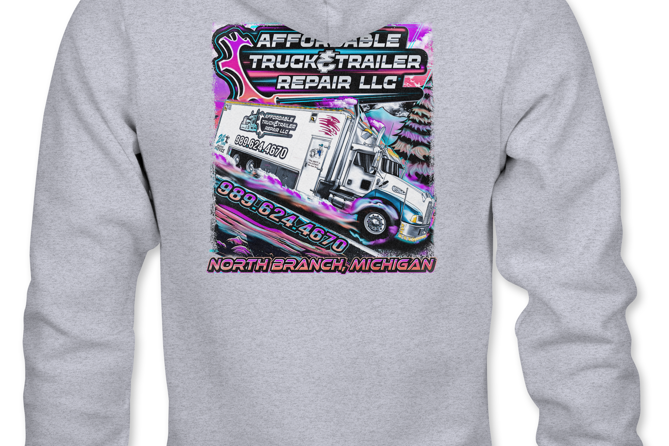 Affordable Truck & Trailer Repair Hoodies