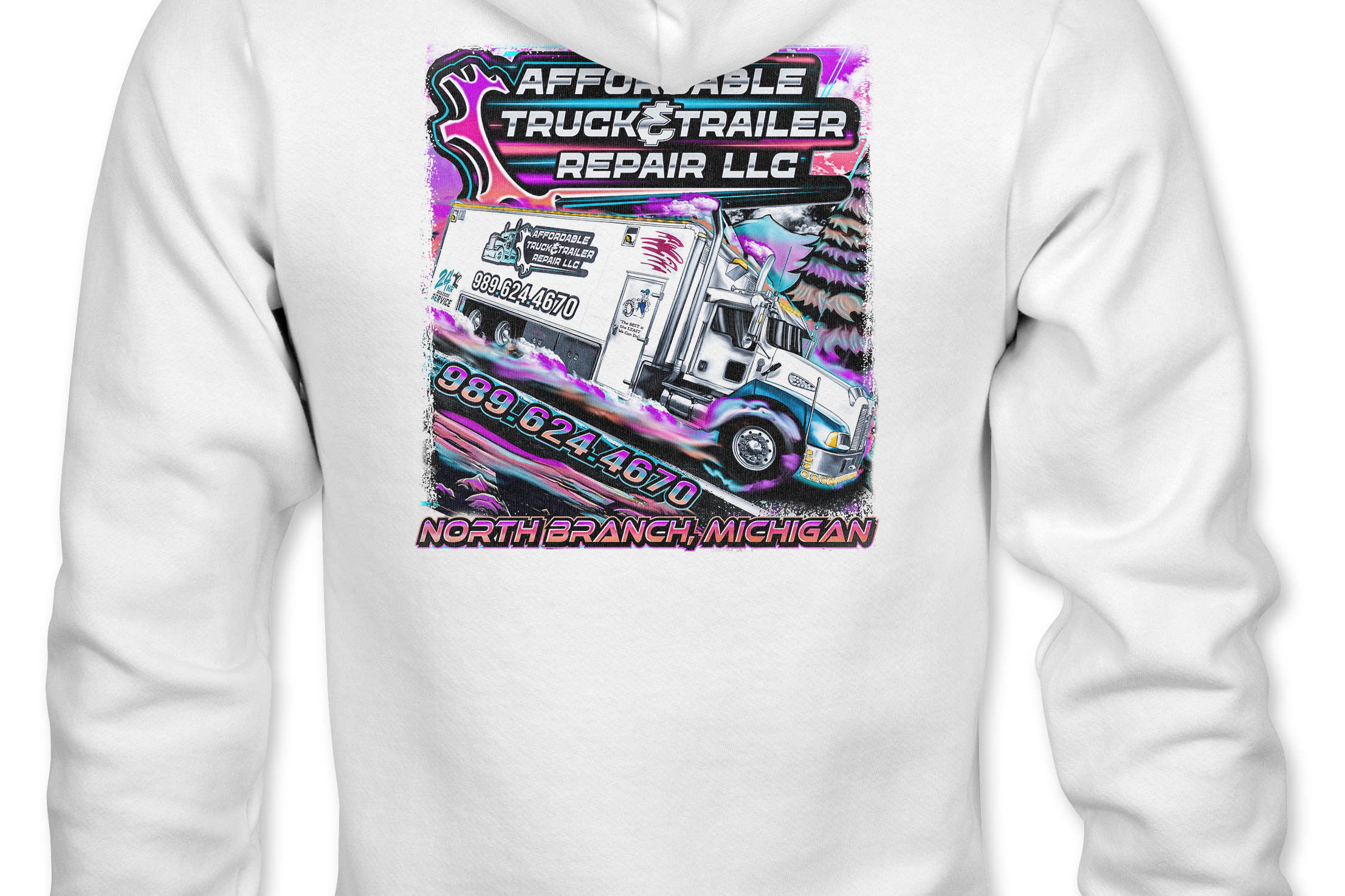 Affordable Truck & Trailer Repair Hoodies