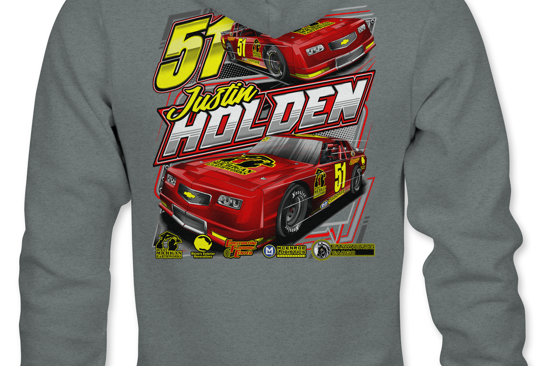 Justin Holden Zipper Hoodies