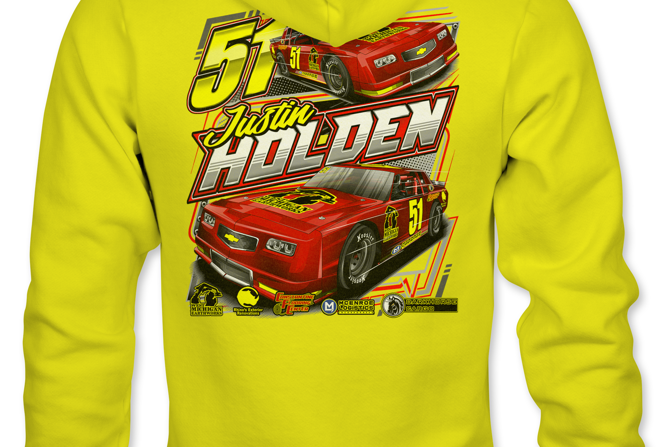 Justin Holden Zipper Hoodies