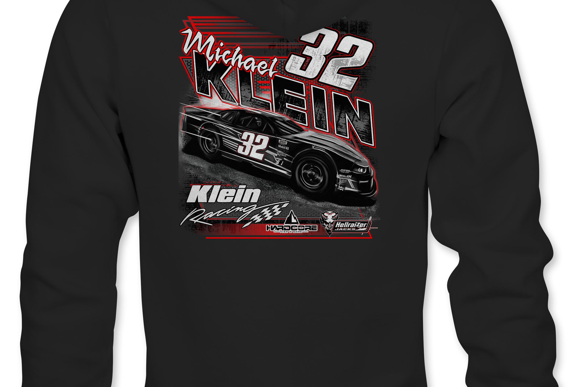 Michael Klein Hoodies Black Acid Apparel