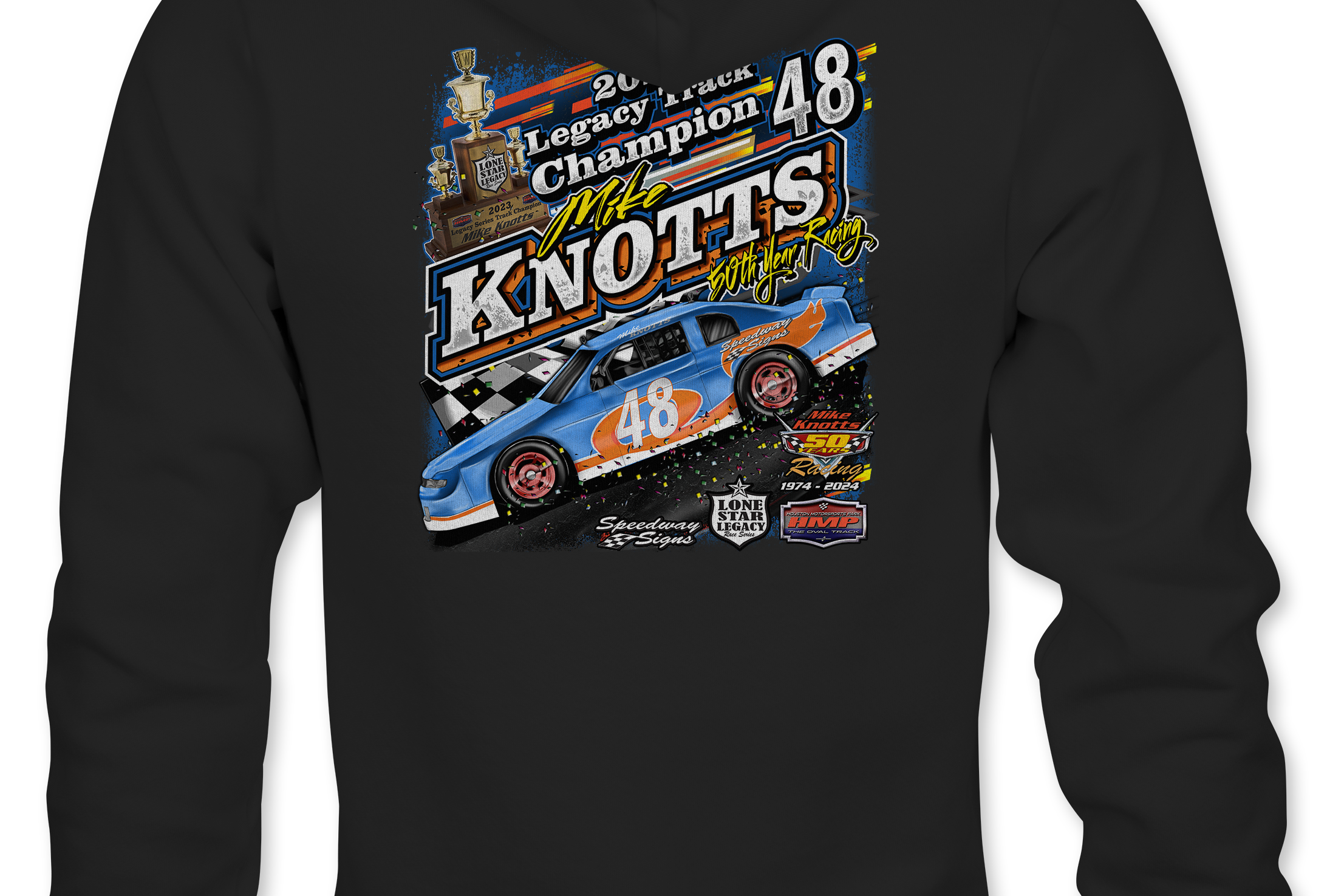 Mike Knotts Hoodies Black Acid Apparel