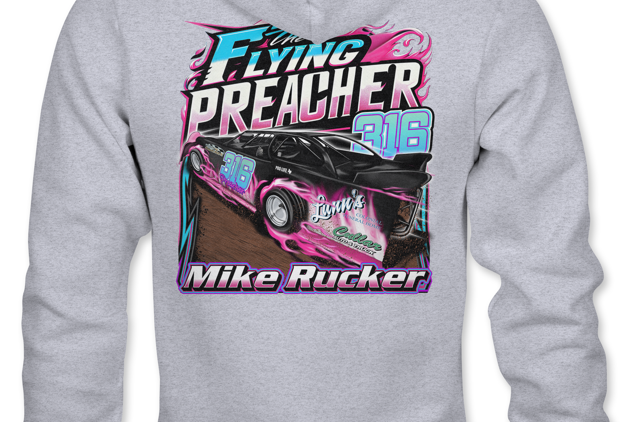 The Flying Preacher Hoodies