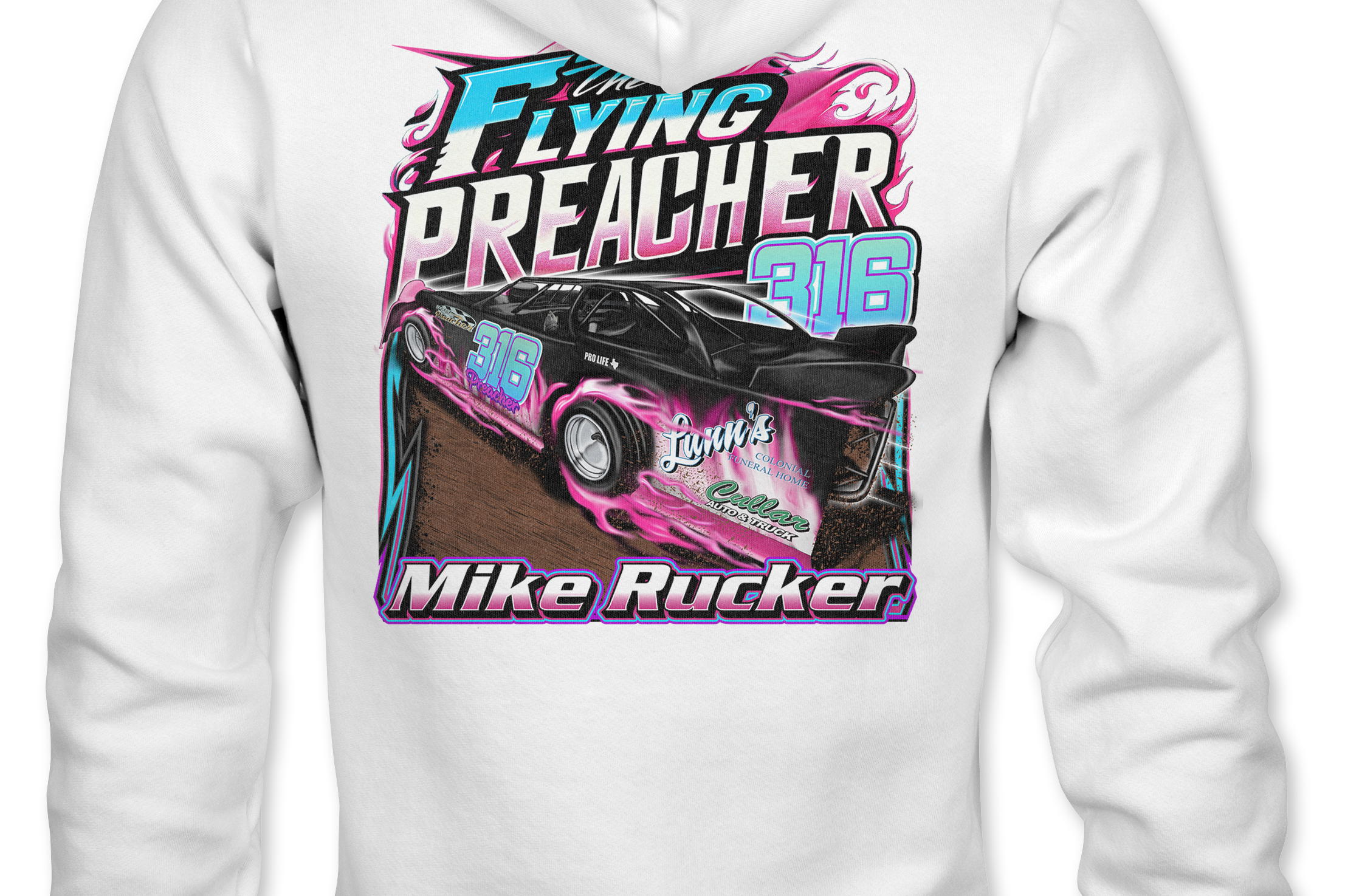 The Flying Preacher Hoodies