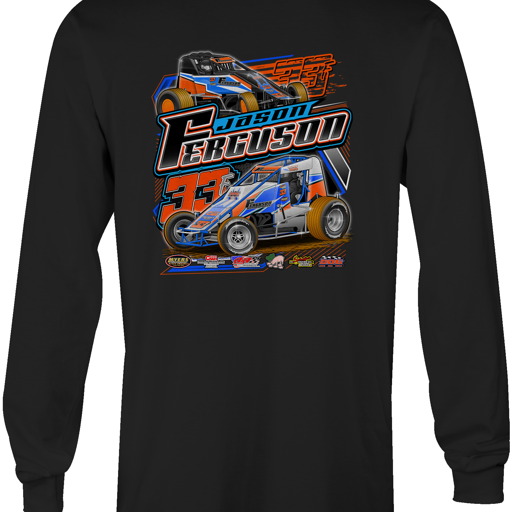 Jason Ferguson Long Sleeves Black Acid Apparel