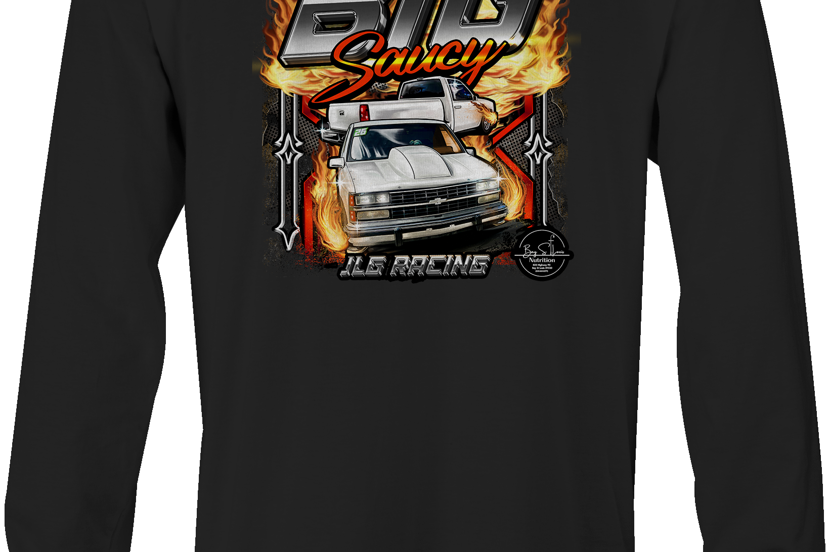 JLG Racing Long Sleeves Black Acid Apparel