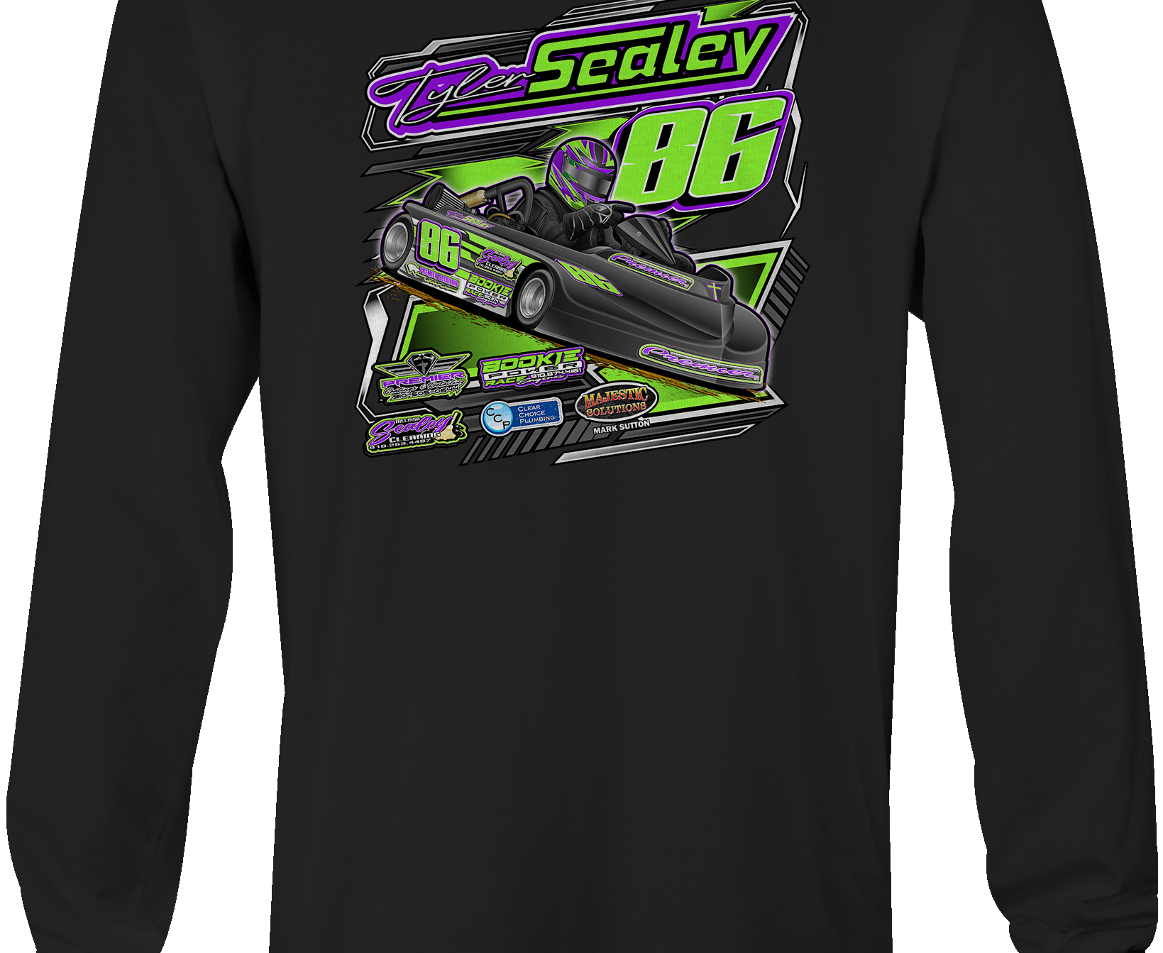 Tyler Sealey Driver Tyler Sealey 2024 Long Sleeves – Black Acid Apparel