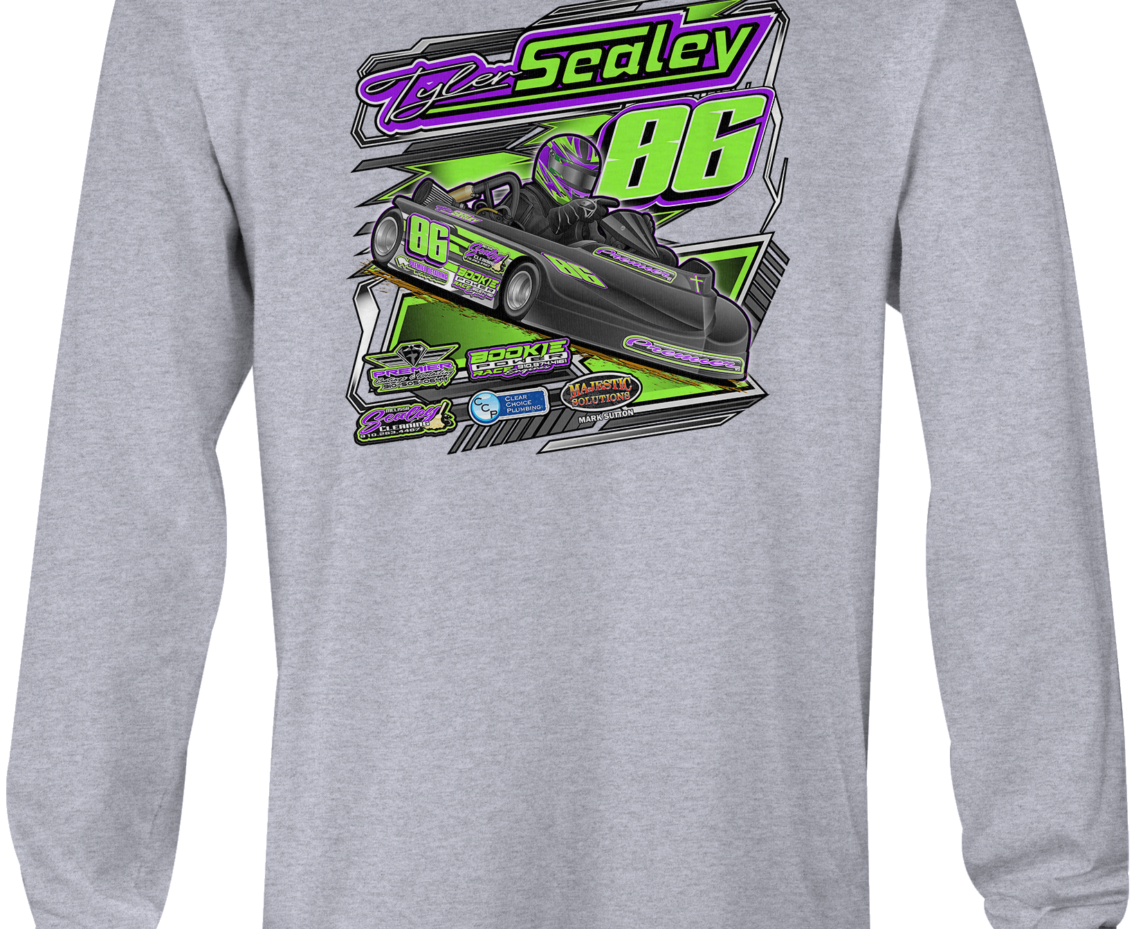 Tyler Sealey Driver Tyler Sealey 2024 Long Sleeves – Black Acid Apparel