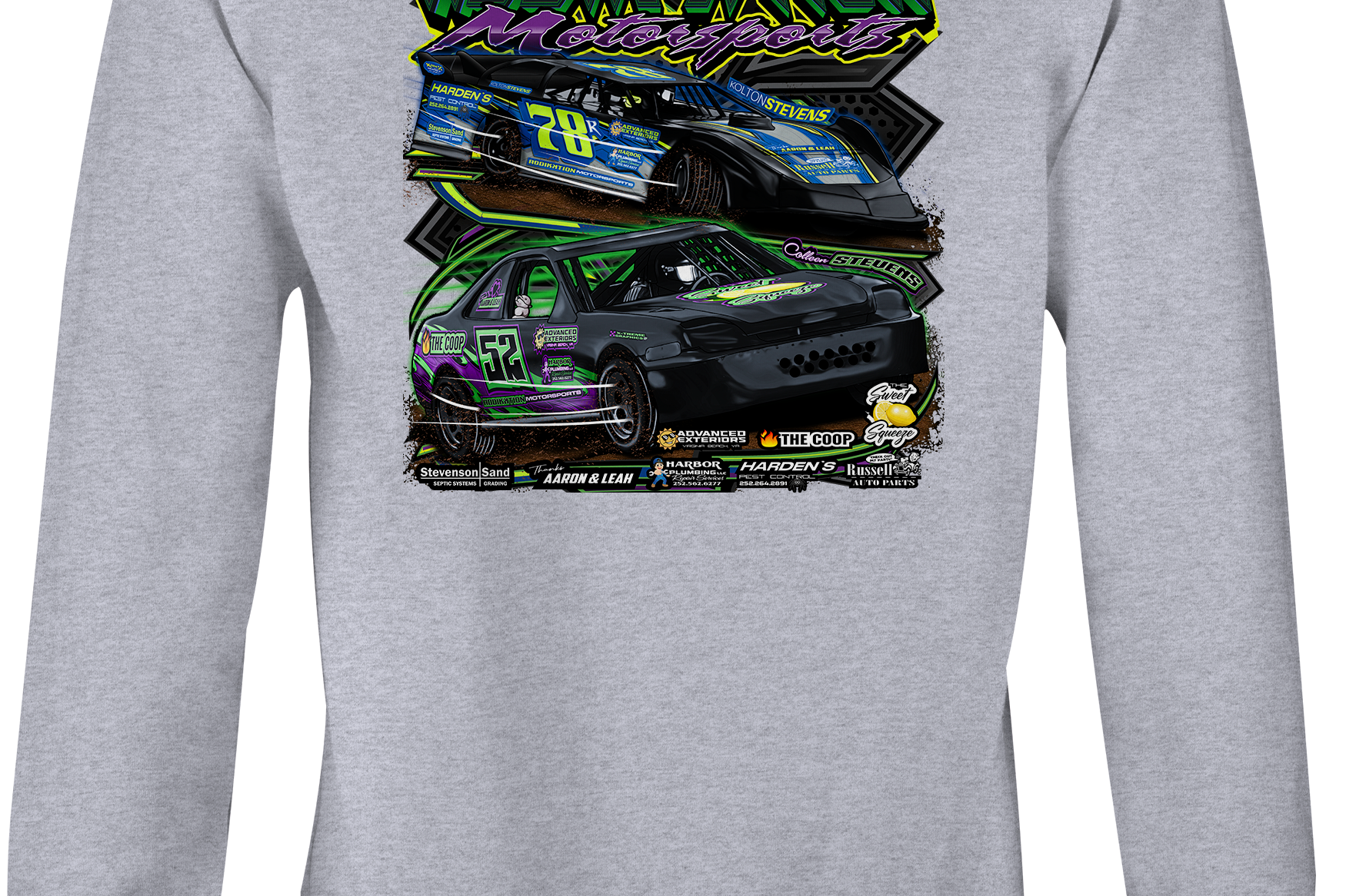 Addikktion Motorsports Crewneck Sweatshirts