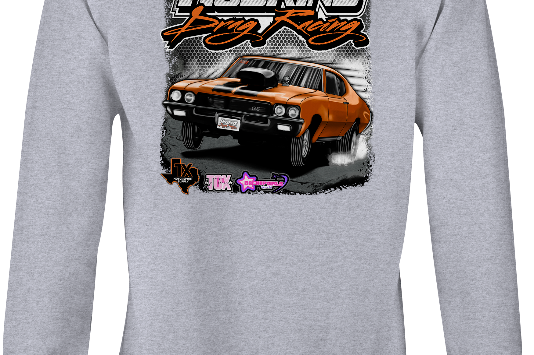 Hoskins Drag Racing Crewneck Sweatshirts