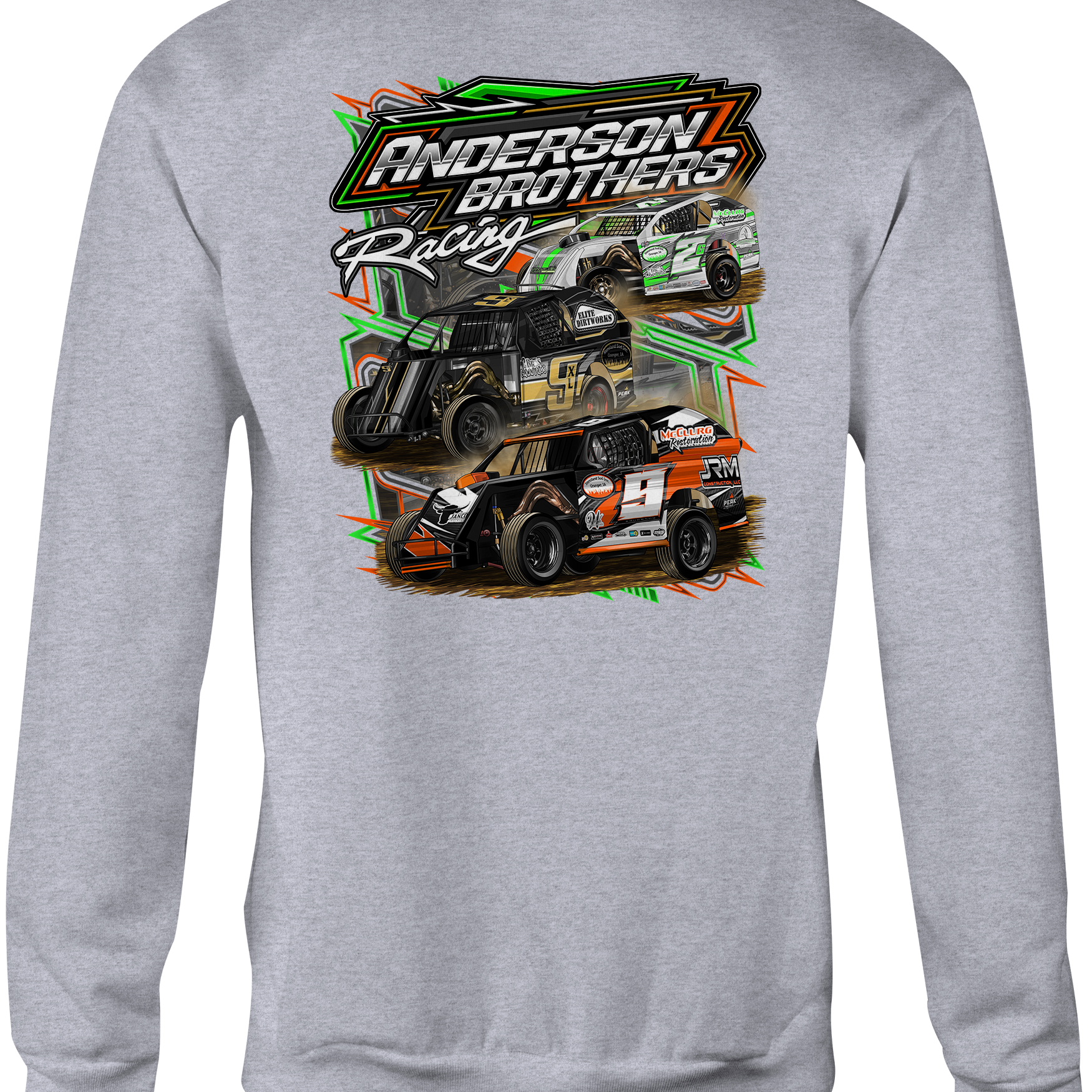 Anderson Brothers Racing 2025 Crewneck Sweatshirts