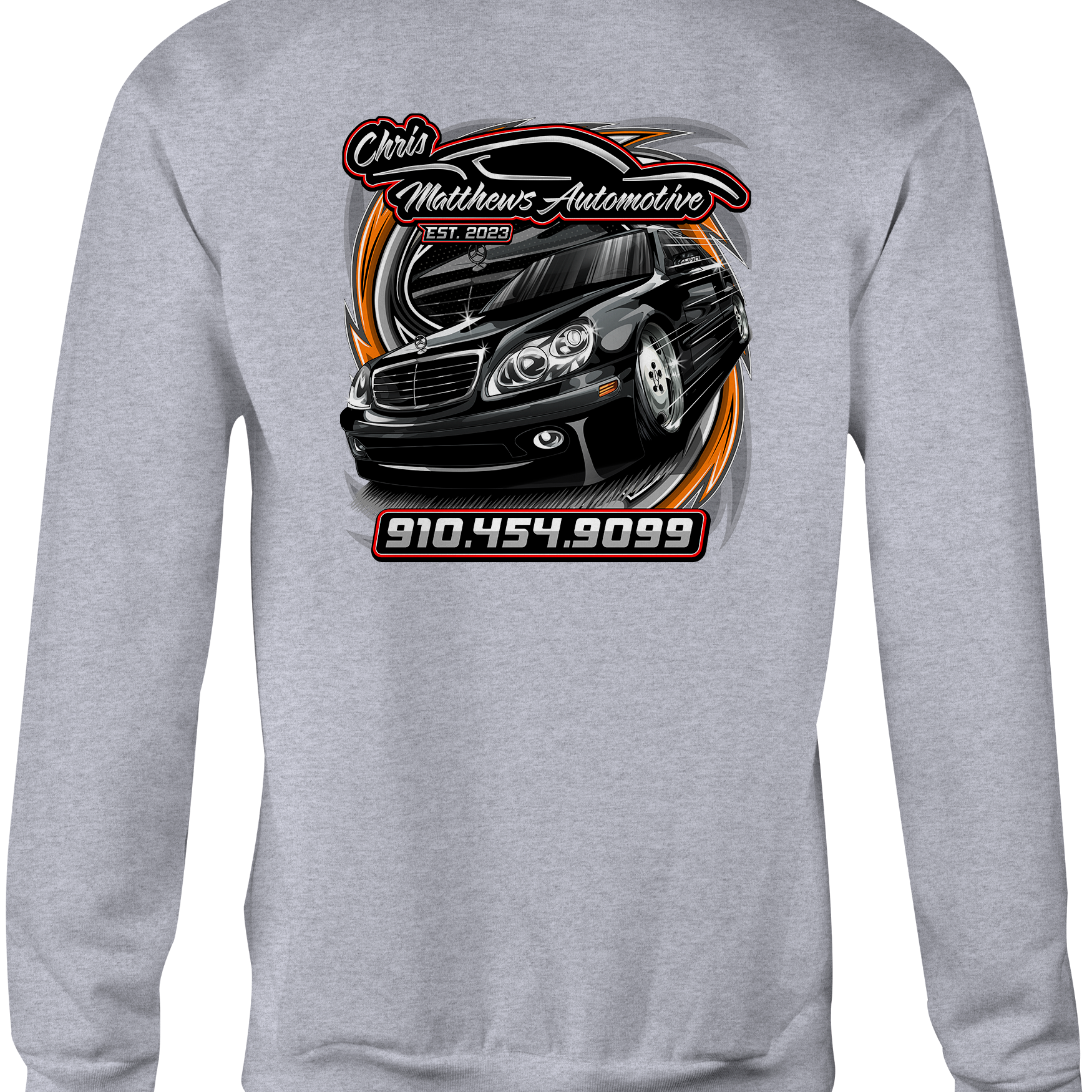 Chris Matthews Automotive Crewneck Sweatshirts