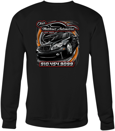 Chris Matthews Automotive Crewneck Sweatshirts