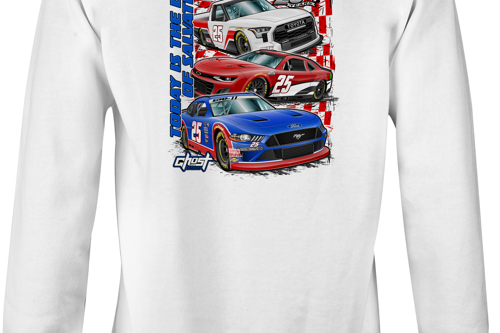 Christian Racing Crewneck Sweatshirts