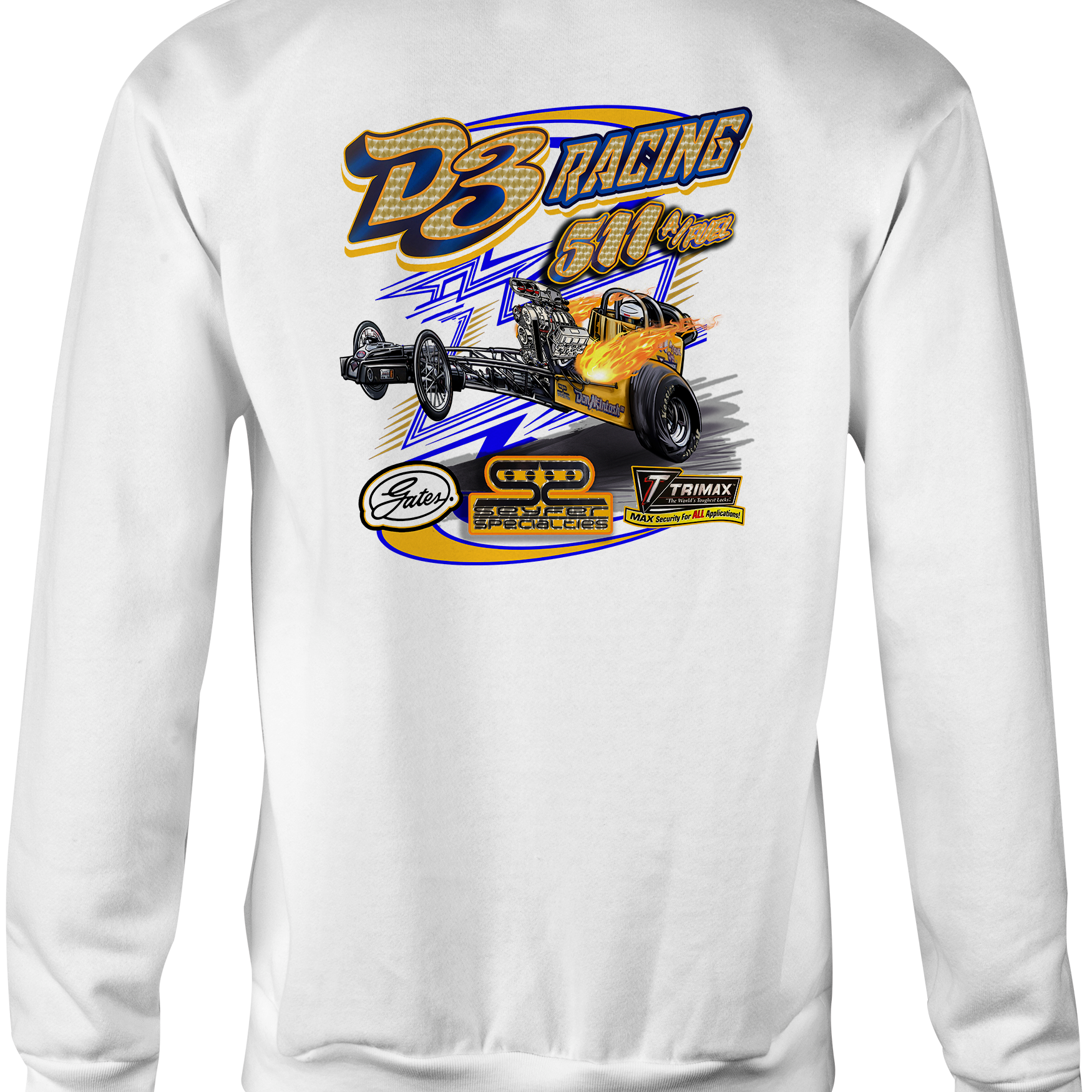 D3 racing Crewneck Sweatshirts