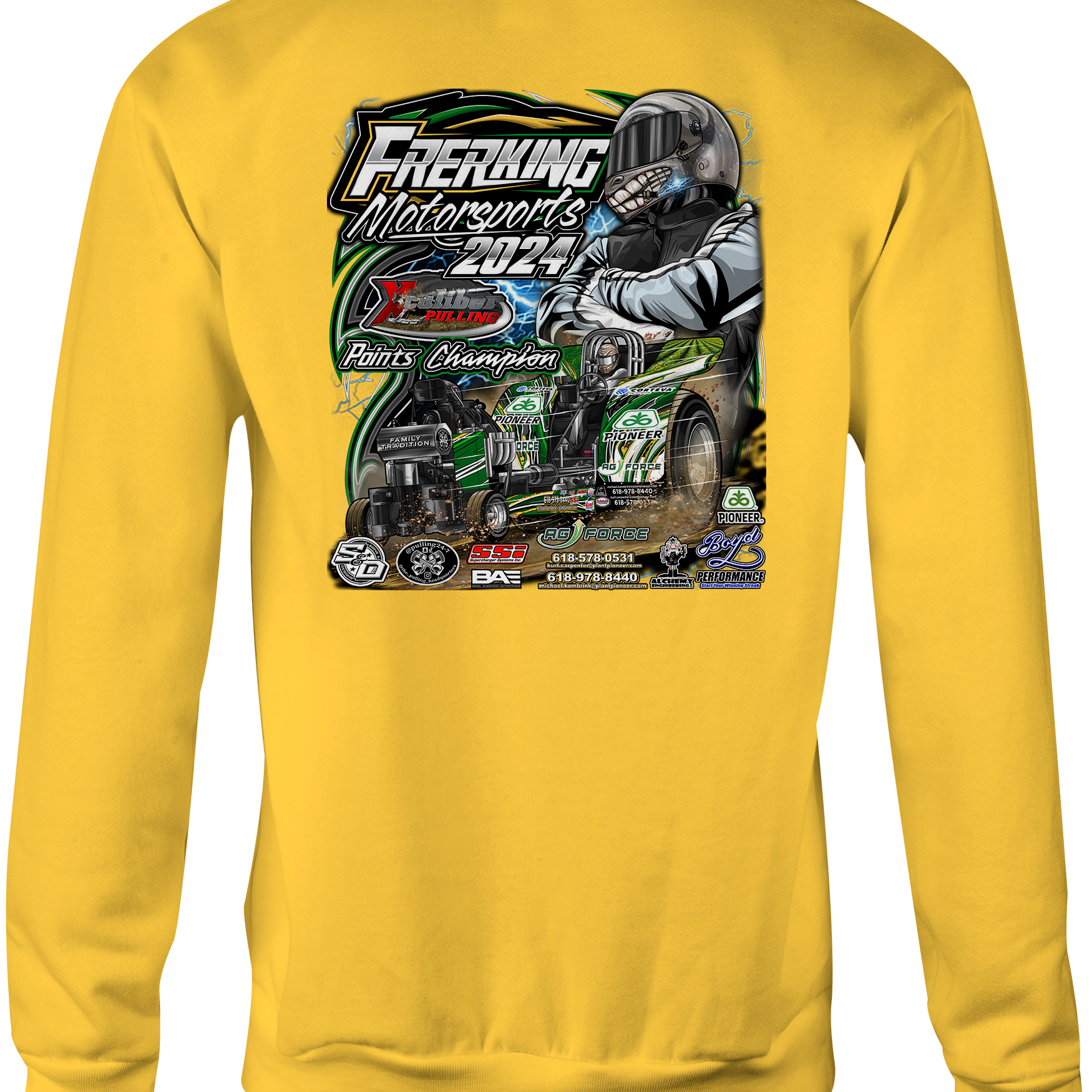 Dylan Frerking 2024 Championship Crewneck Sweatshirts