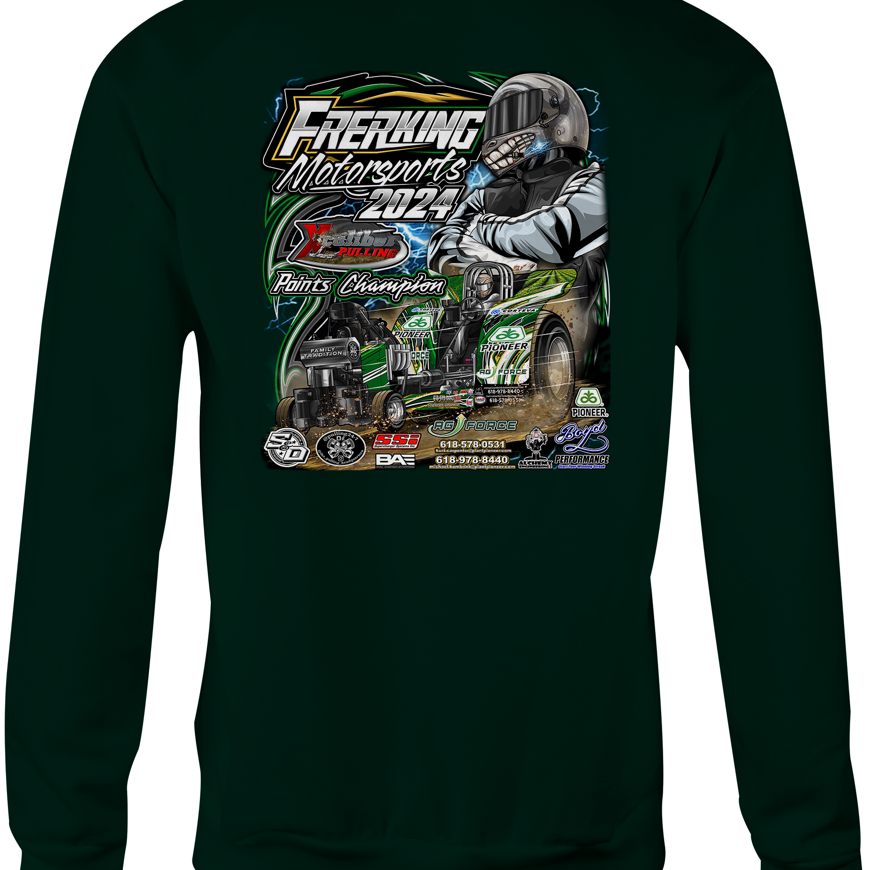 Dylan Frerking 2024 Championship Crewneck Sweatshirts