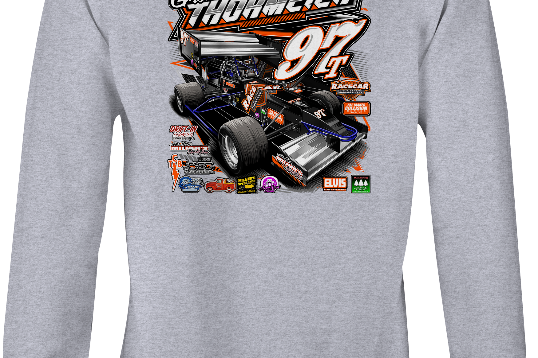 Grant Thormeier Super Modified Crewneck Sweatshirts