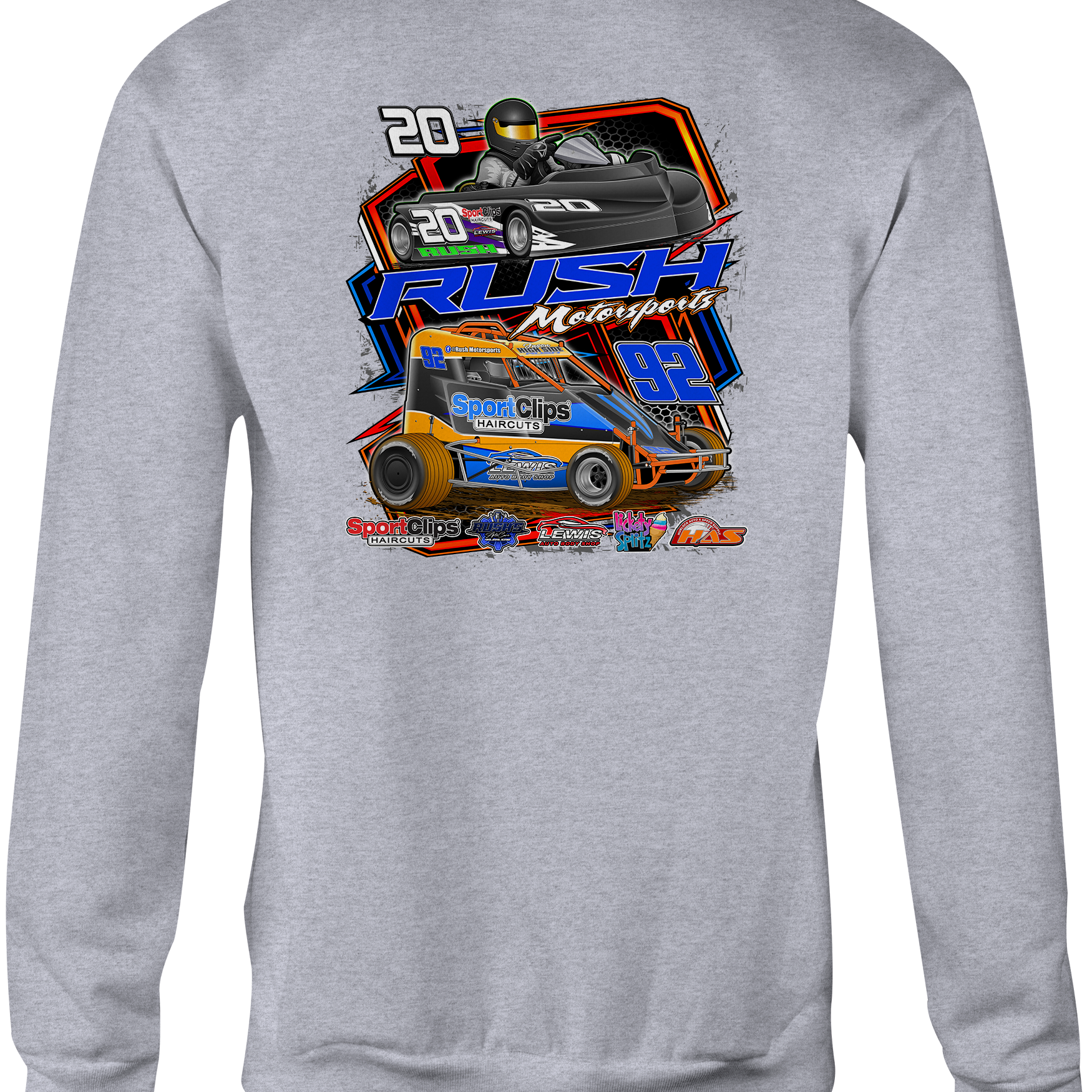 Jason Rush Crewneck Sweatshirts