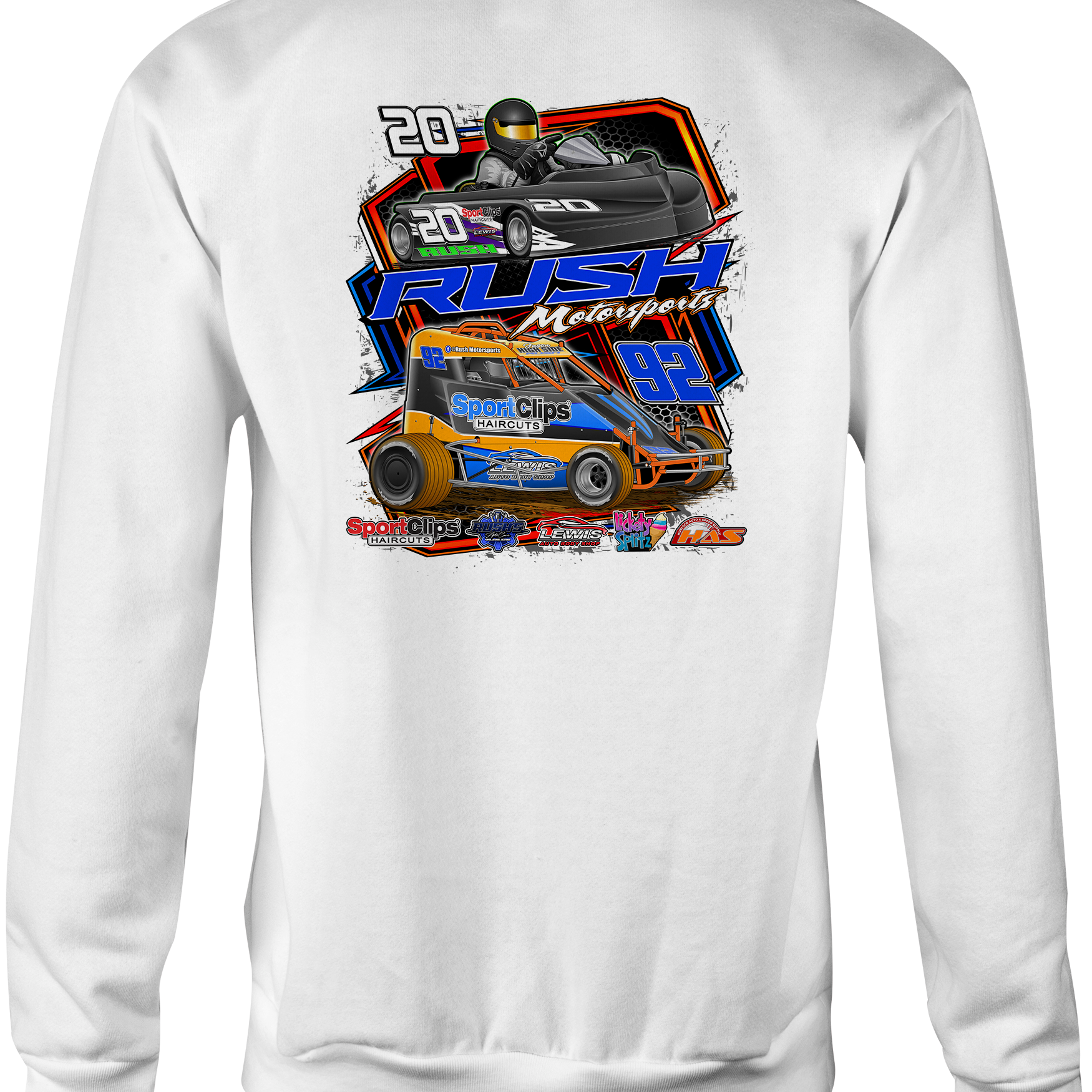 Jason Rush Crewneck Sweatshirts