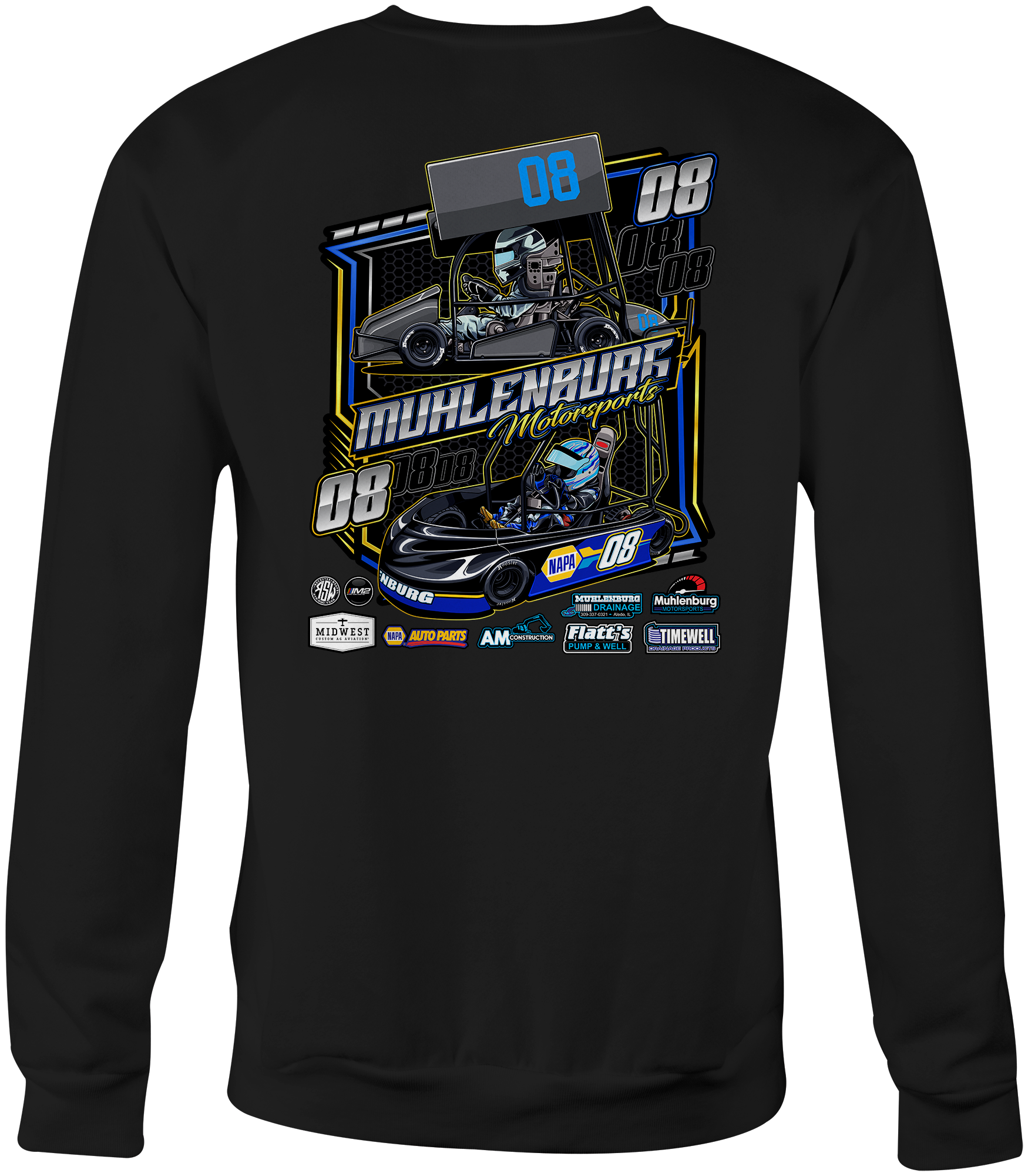 Muhlenburg Motorsports Crewneck Sweatshirts