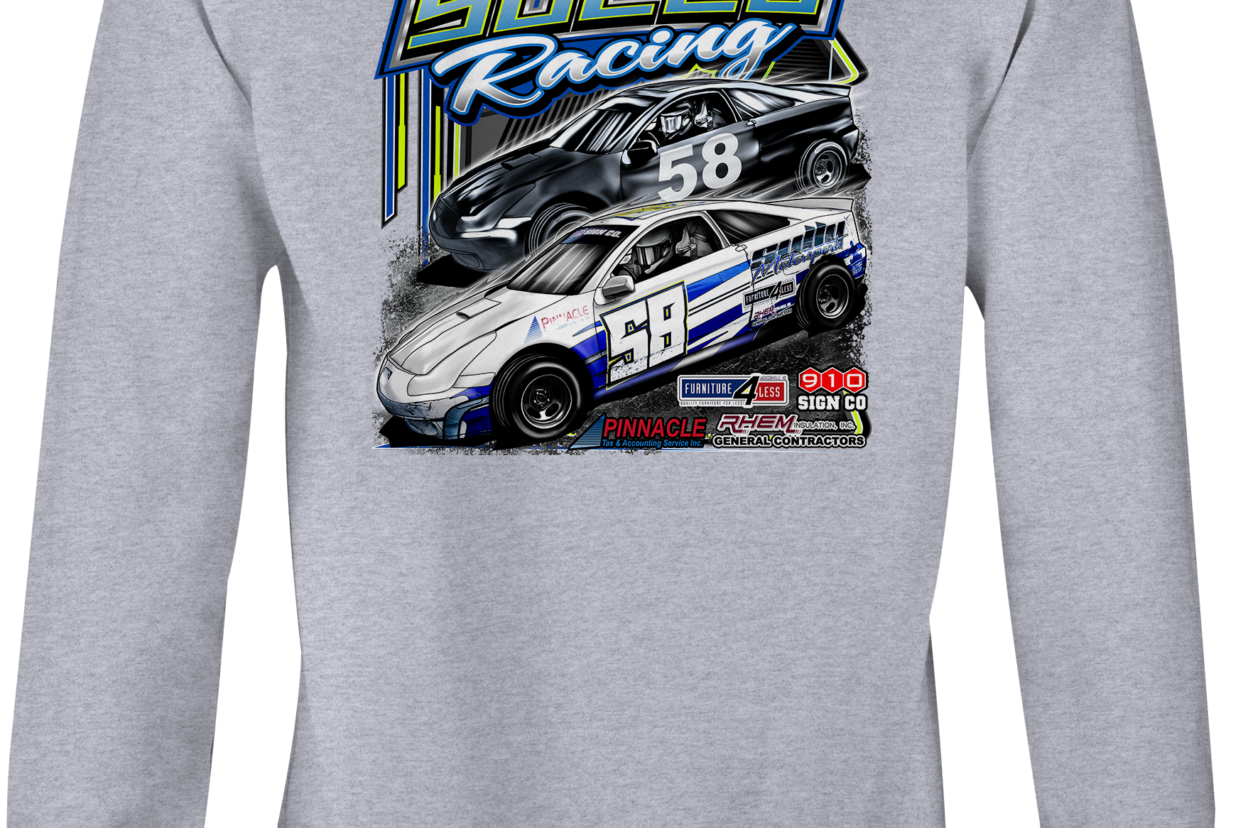 Sully Racing Crewneck Sweatshirts