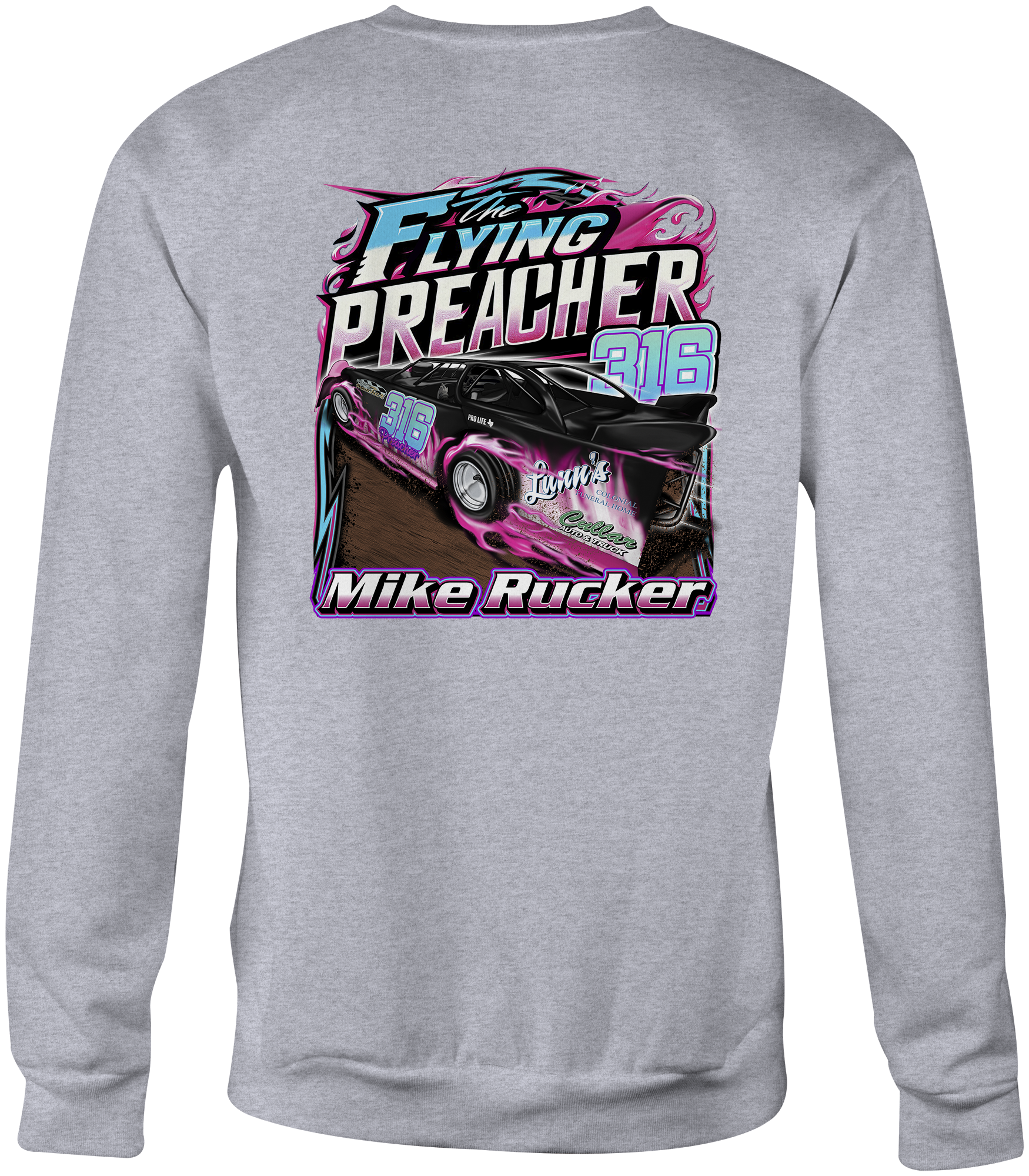 The Flying Preacher Crewneck Sweatshirts