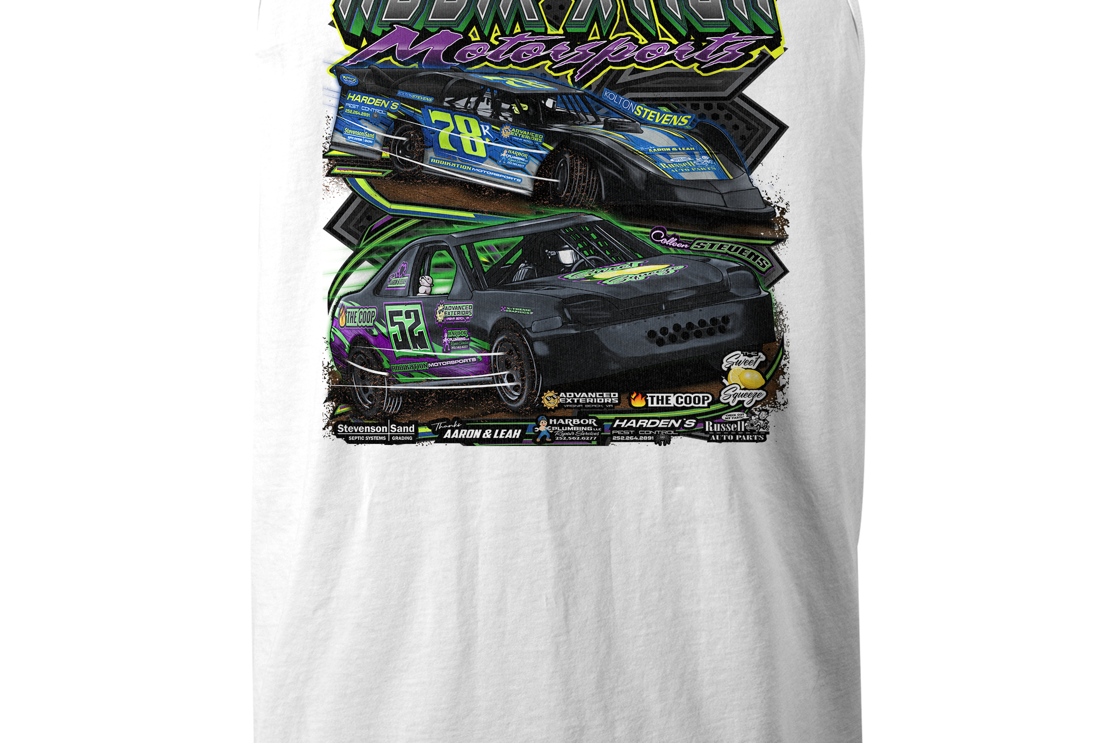 Addikktion Motorsports Tank Tops
