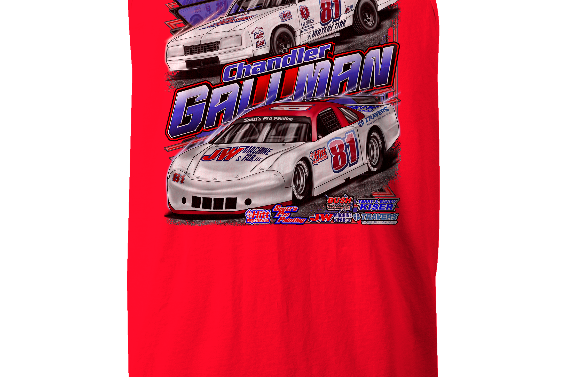 Chandler Gallman Tank Tops