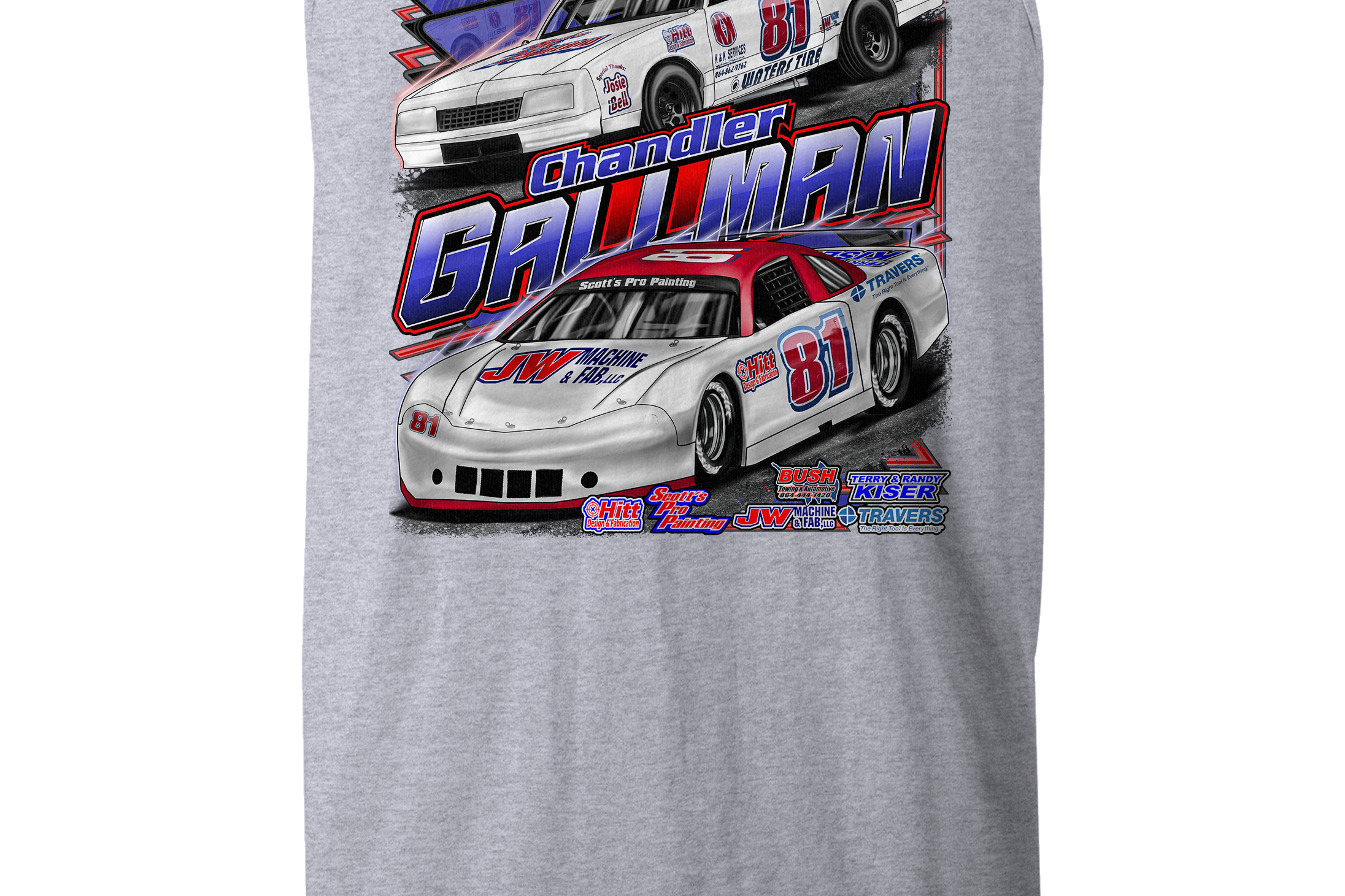 Chandler Gallman Tank Tops