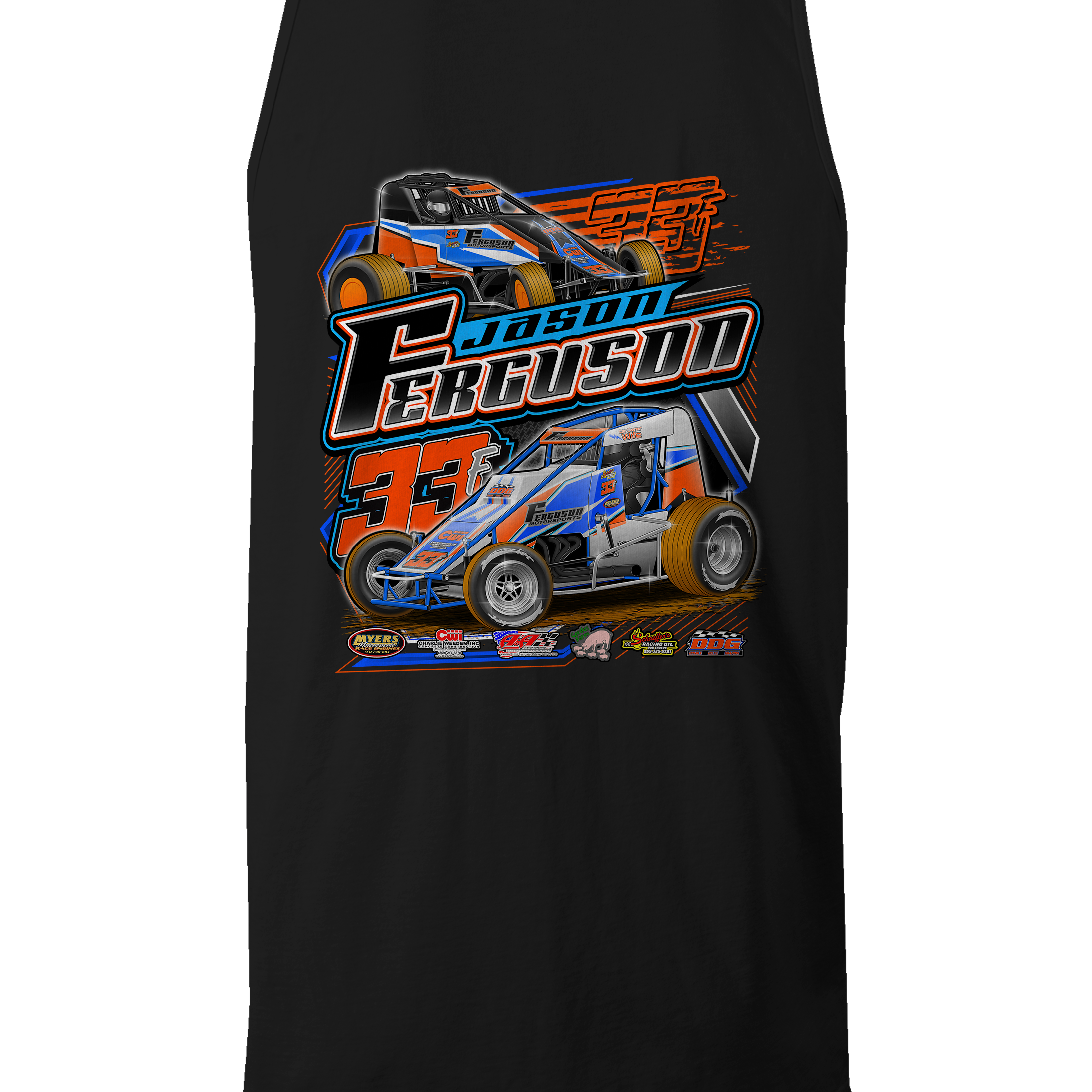 Jason Ferguson Tank Tops Black Acid Apparel