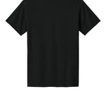 Black Port & Co short-sleeve tee, back view