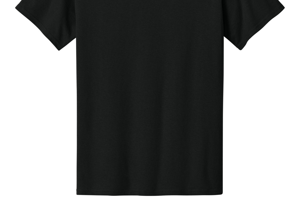 Black Port & Co short-sleeve tee, front view