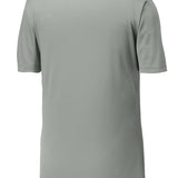 Silver Sporttek polo, back view